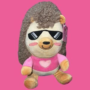 NWT Love Is In The Air Animated Hedgehog 8" Toy Valentines Music Spins Sounds